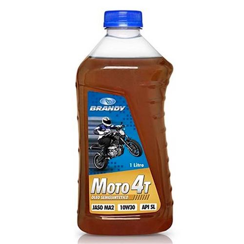 Óleo 4 Tempo Brandy 10w 30 Semi Sintético 1 Litro