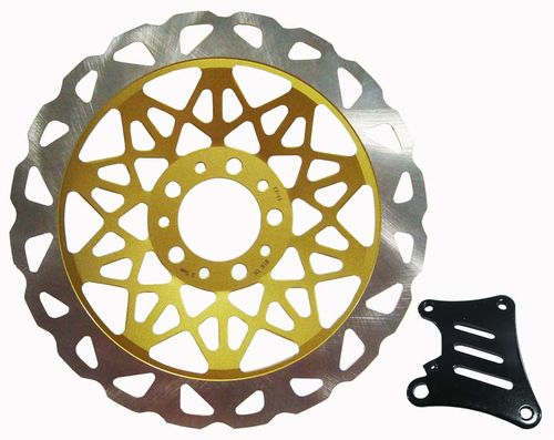 Discão Freio Scud 290mm Dourado Fan150 E Titan150 Mix 2009 Até 2014