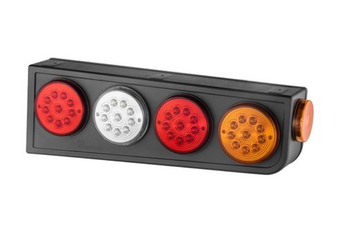 CONJUNTO TRAS RANDON LED S/ ABA LD METALIZADO IVA LANTERNAS IVA3026
