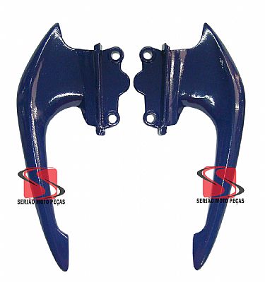 Alça Traseira Cb300 Azul Modelo Original (par)