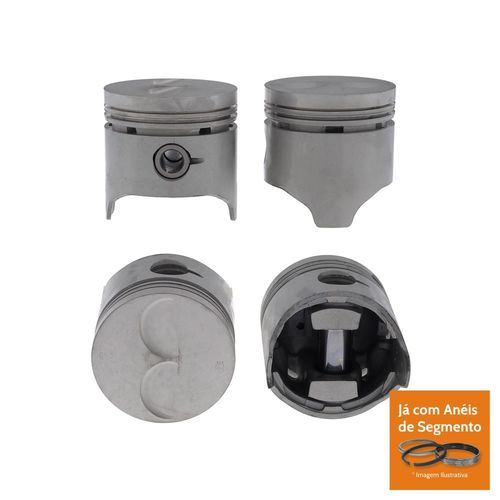 PISTAO COM ANEL - FIAT ELBA FIORINO PREMIO 1.3 8V ALCOOL | 0,40MM - FIAT
