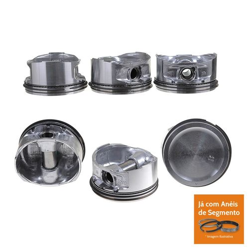 PISTAO COM ANEL - GM LUMINA OMEGA 3.8 V6 12V 231 GASOLINA 1995 A 2003 - MAHLE