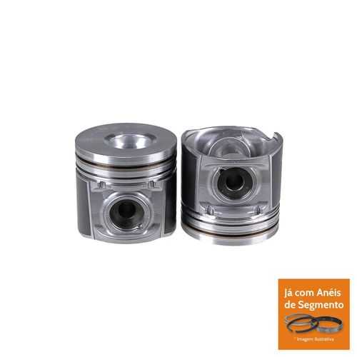 PISTAO COM ANEL - FIAT DUCATO 2.8L TD ATE 2005 BIELA TRAPEZOIDAL - MAHLE