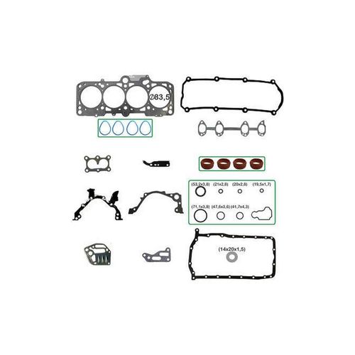 JUNTA DO MOTOR - VW GOLF NEW BEETLE POLO AEG AXA AZG BBX BEH BER BSX 2.0 8V APOS 2002/.. - BASTOS