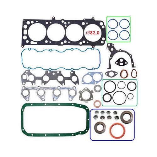 JUNTA DO MOTOR - GM CORSA MERIVA/ FIAT PALIO STILO 1.8 8V 2003 A 2006 | MLS C/RET - BASTOS