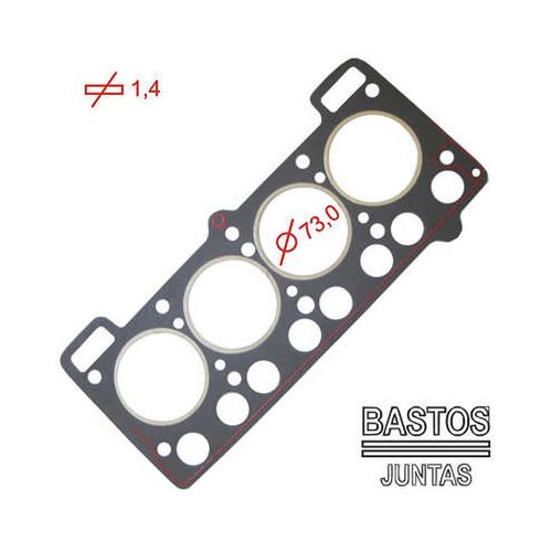 JUNTA DO CABECOTE - VW GOL FORD ESCORT HOBBY AE CHT ALC GAS 1.0 1.3 - BASTOS
