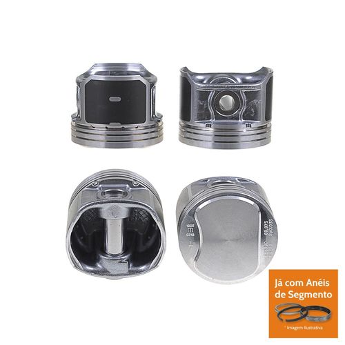 PISTAO COM ANEL - FIAT PALIO SIENA 1.0 8V FIRE ECONOMY FLEX APOS 2008 - MAHLE