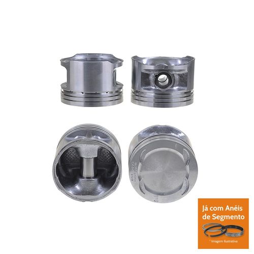 PISTAO COM ANEL - FIAT PALIO 1.6 16V GASOLINA 1997 A 2001 - MAHLE
