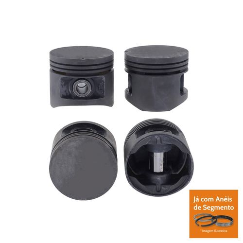 PISTAO COM ANEL - GM CHEVETTE/MARAJO 1.4L 8V GAS 73/81 - MAHLE