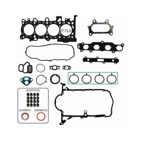 JUNTA DO MOTOR - HONDA CITY 1.5 16V 2009/. FIT 2012/2017 - WR- 2017/... L15A7 - BASTOS
