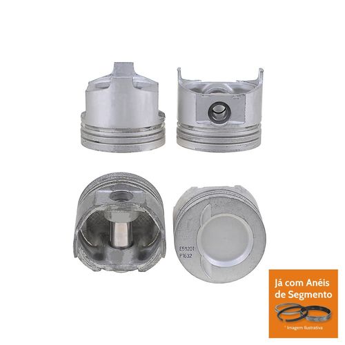 PISTAO COM ANEL - FORD CHT 1.6L GAS ATE 1986 - MAHLE