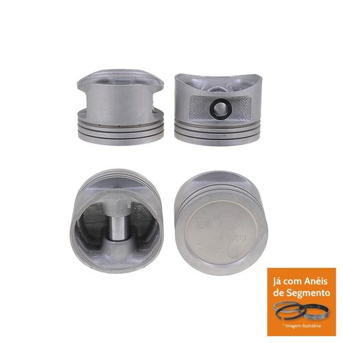 PISTAO COM ANEL - GM KADETT MONZA 1.8 8V GASOLINA APOS 1987 - MAHLE
