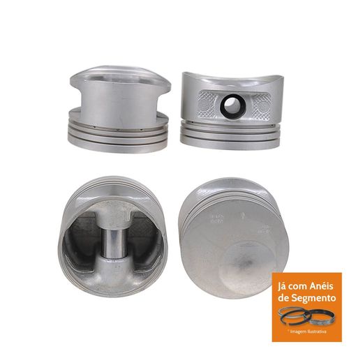 PISTAO COM ANEL - GM KADETT MONZA 1.8 8V ALCOOL APOS 1987 - MAHLE