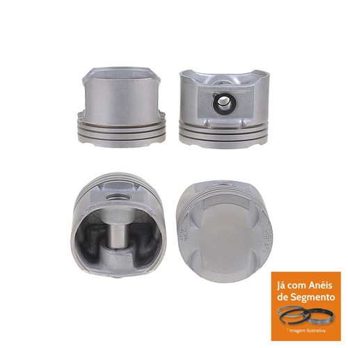 PISTAO COM ANEL - VW GOL 1.0 16V MI POWER 2002 A 2004 - MAHLE
