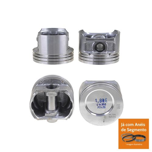 PISTAO COM ANEL - GM ASTRA 1.8L GAS INJ. - MAHLE