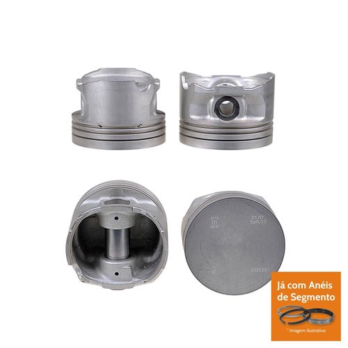 PISTAO COM ANEL - FORD ESCORT/MONDEO 1.8L 16V ZETEC - MAHLE