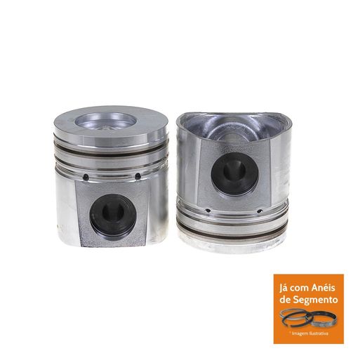 PISTAO COM ANEL - CUMMINS SERIE B 6CIL - MAHLE
