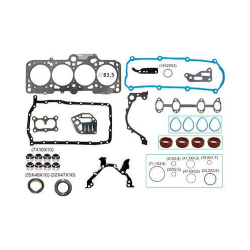 JUNTA DO MOTOR - VW GOLF POLO 2.0 8V MI BEH APOS 2002 | MLS C/RET - BASTOS
