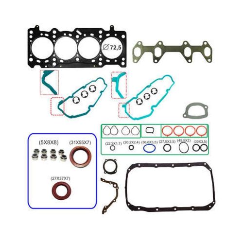 JUNTA DO MOTOR - C RET FIATDUBLO EVO GRAND IDEA 500 PALIO PUNTO SIENA STRADA UNO 1.0 FLEX APOS 2009 - BASTOS