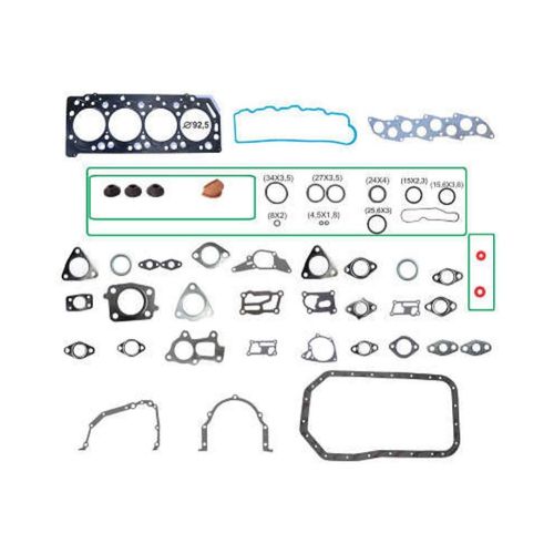 JUNTA DO MOTOR - MITSUBISHI L200 PAJERO 2.5 8V 4D56 TURBO DIESEL | 1.50MM - BASTOS