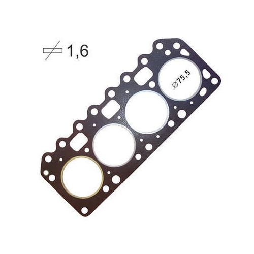 JUNTA DO CABECOTE - FORD COURIER FIESTA KA 1.3 8V ENDURA 1996 A 1999 | FIBRA 3.00 MM - BASTOS