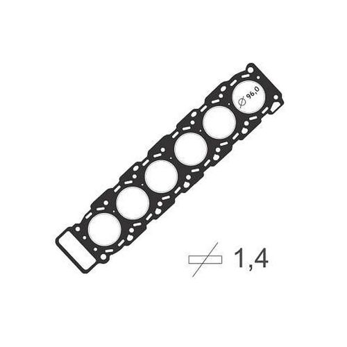 JUNTA DO CABECOTE - MWM SPRINT 6.07TCA 4.2 18V TURBO DSL FD F250 00/... GM SILVERADO 3.500 6.150 00/ - BASTOS
