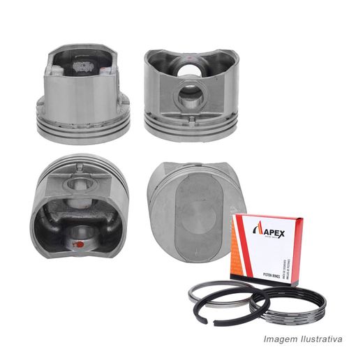 PISTAO COM ANEL - FIAT PALIO UNO 1.0 8V FIRE GASOLINA - APEX