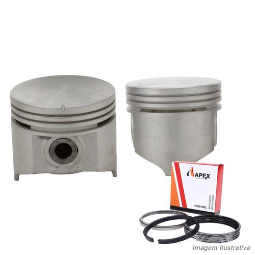 PISTAO COM ANEL - DODGE DAKOTA/ JEEP CHEROKEE 3.9 V6/ 5.2 V8 16V | RETO COM TRAVA - APEX