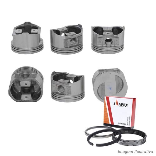 PISTAO COM ANEL - NISSAN MAXIMA PATHFINDER 3.3 V6 12V - APEX