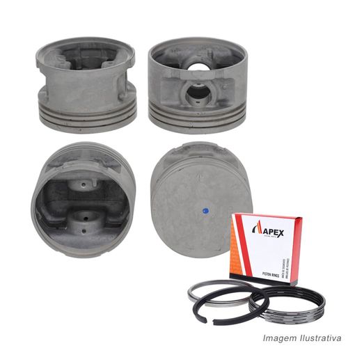 PISTAO COM ANEL - FORD ZETEC 1.4L 16V - APEX