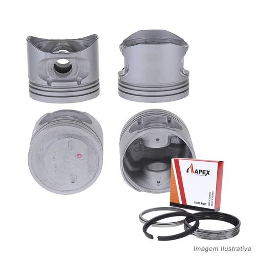 PISTAO COM ANEL - RENAULT 1.0L 8V - APEX