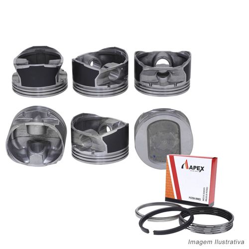 PISTAO COM ANEL - FORD F250 4.2 V6 12V GASOLINA - APEX