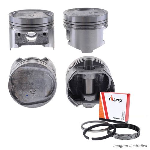 PISTAO COM ANEL - MITSUBISHI EMPILHAD 2.0L 8V SOHC APOS 1992  - APEX
