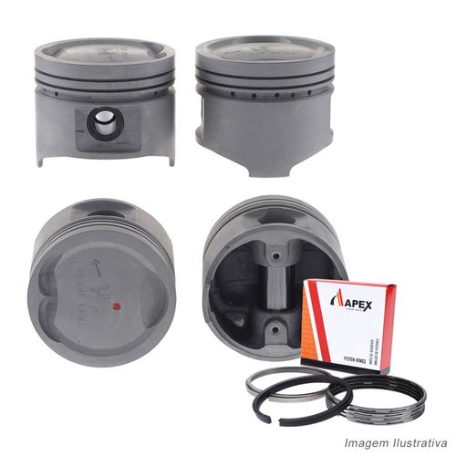 PISTAO COM ANEL - KIA SEPHIA 1.6L 8V SOHC 1994 A 1996 - APEX