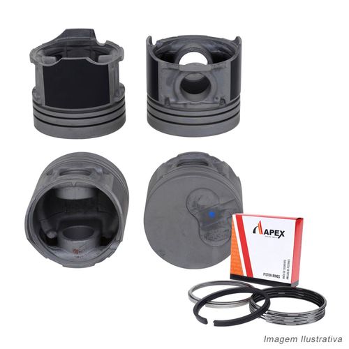 PISTAO COM ANEL - KIA BESTA GS BONGO 2.7 8V J2 K2700 - APEX