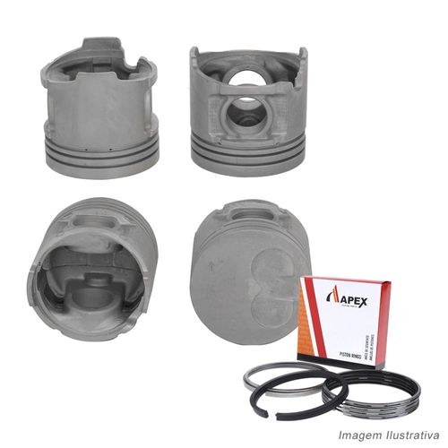 PISTAO COM ANEL - MAZDA B2500 - APEX