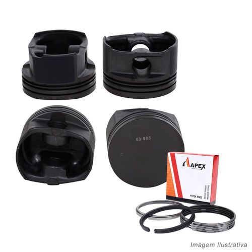 PISTAO COM ANEL - AUDI A3 A4/ VW PASSAT 1.8 20V ASPIRADO - APEX