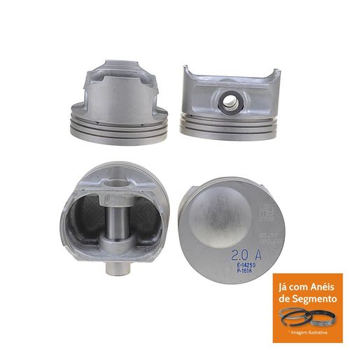 PISTAO COM ANEL - GM KADETT MONZA OMEGA 2.0 8V ALCOOL APOS 1986 - MAHLE
