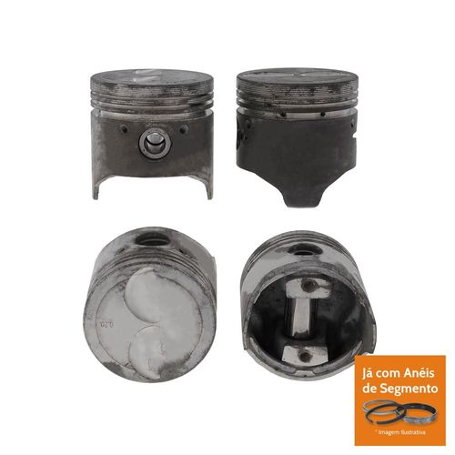 PISTAO COM ANEL - FIAT ELBA FIORINO PREMIO 1.3 8V ALCOOL - MAHLE