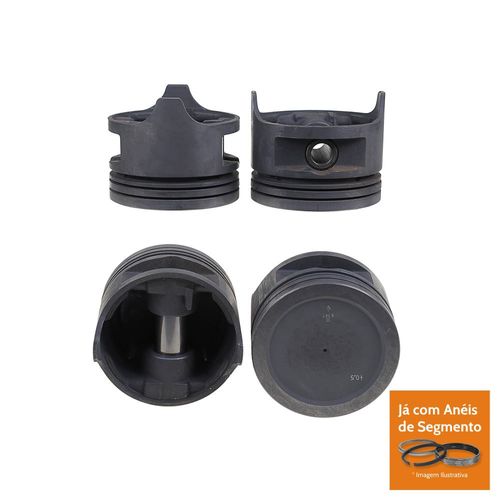 PISTAO COM ANEL - GM CARAVAN OPALA 2.5 8V 4CIL 151 GAS APOS 1984 - MAHLE
