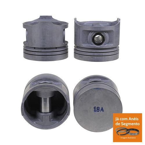PISTAO COM ANEL - GM MONZA 1.8L ALC ATE 1986 - MAHLE