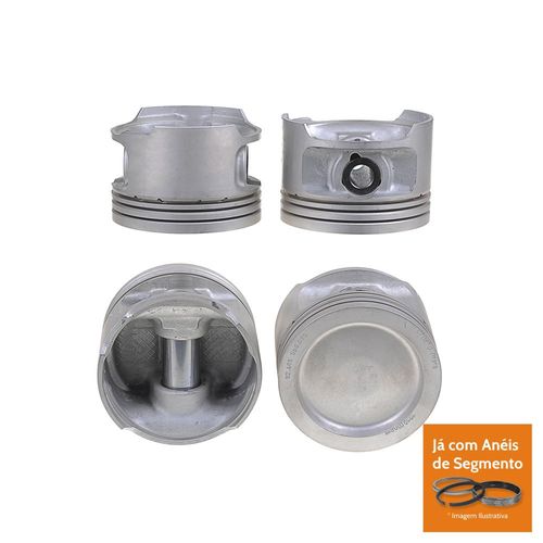 PISTAO COM ANEL - VW GOL SANTANA 2.0 8V AP INJ GASOLINA ATE 1996 - MAHLE