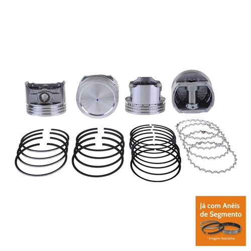 PISTAO COM ANEL - RENAULT 19/CLIO 1.6L GAS - SULOY
