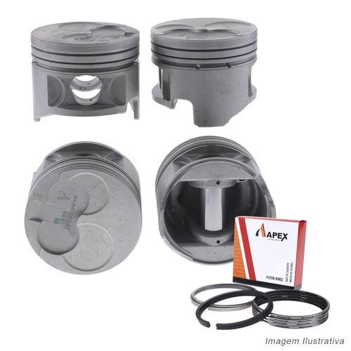 PISTAO COM ANEL - TOYOTA HILUX 3.0 8V 5L ASPIRADO DIESEL APOS 1997 - APEX