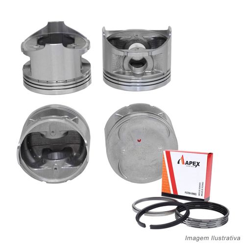 PISTAO COM ANEL - HONDA ACCORD 2.2 16V F22B SOHC 1989 A 1997 - APEX