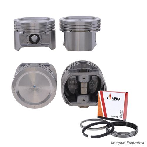 PISTAO COM ANEL - GM KADETT MONZA 1.8 8V GASOLINA APOS 1987 - APEX