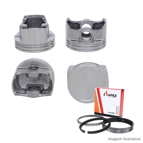 PISTAO COM ANEL - VW GOL 1.0L G5 FLEX APOS 2008 - APEX