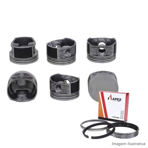 PISTAO COM ANEL - AUDI A4 A6/ VW PASSAT 2.8 V6 30V - APEX