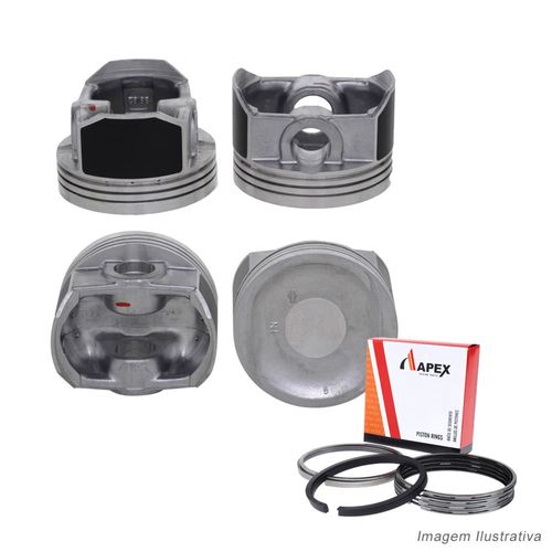 PISTAO COM ANEL - HONDA FIT 1.5 16V GASOLINA APOS 2005 - APEX