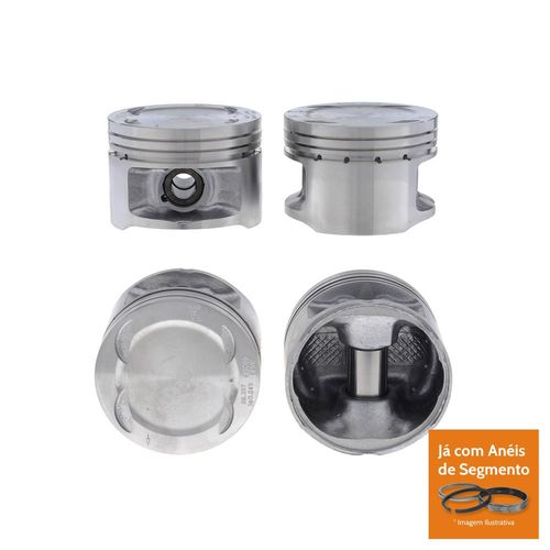 PISTAO COM ANEL - FIAT PALIO 1.6 16V GASOLINA 1997 A 2001 - MAHLE